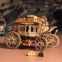 Mechanical Music Box 3D Wooden Puzzle