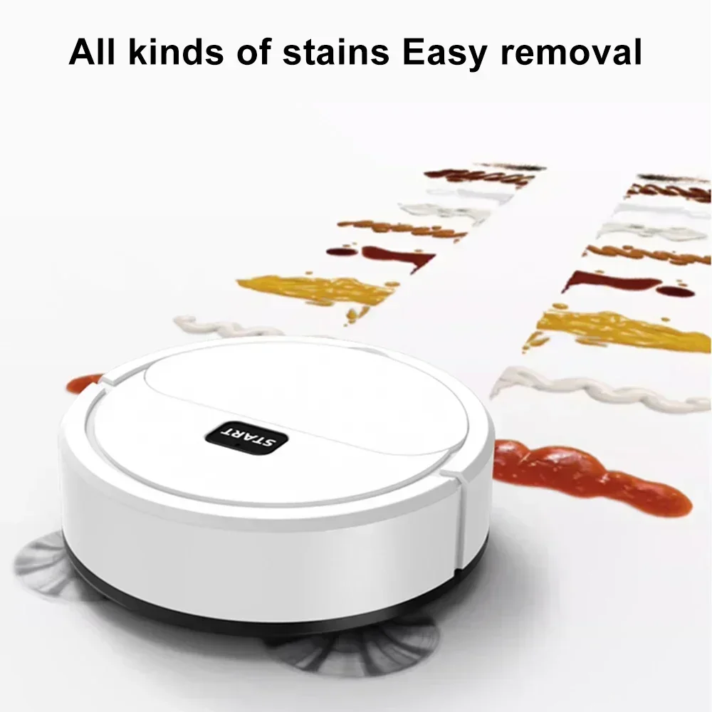 Color: black - Sweeping robot automatic three-in-one wipe mop intelligent silent household lazy sweeper vacuum cleaner