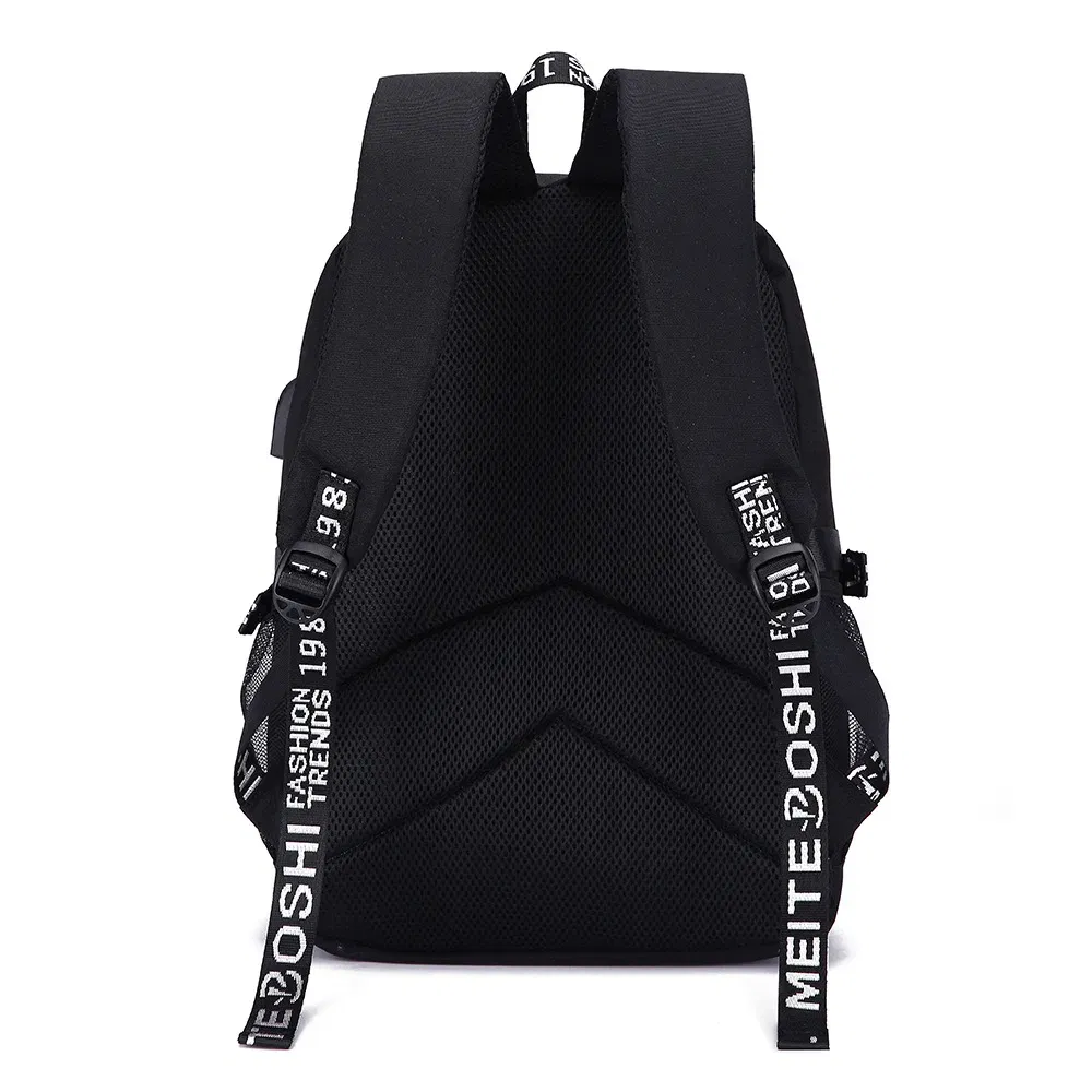 Color: GRAY - Hot Jujutsu Kaisen Backpack Men Women USB Charging Laptop Travel Backpack Teenager Student Backpack Casual Mochila