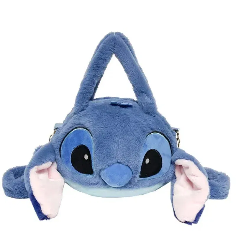 Color: green - Disney Lilo & Stitch Plush Toys Kawaii Tigger Winnie The Pooh Anime Stuffed Toys Children Cartoon Plushie Soft Girls Plush Bag