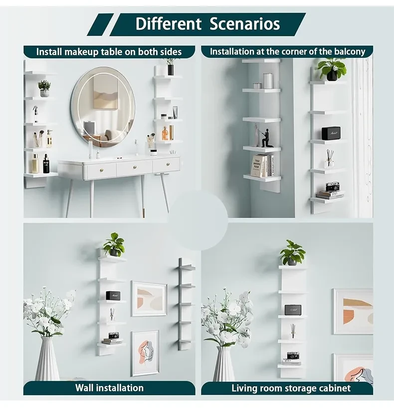 White Shelving Unit