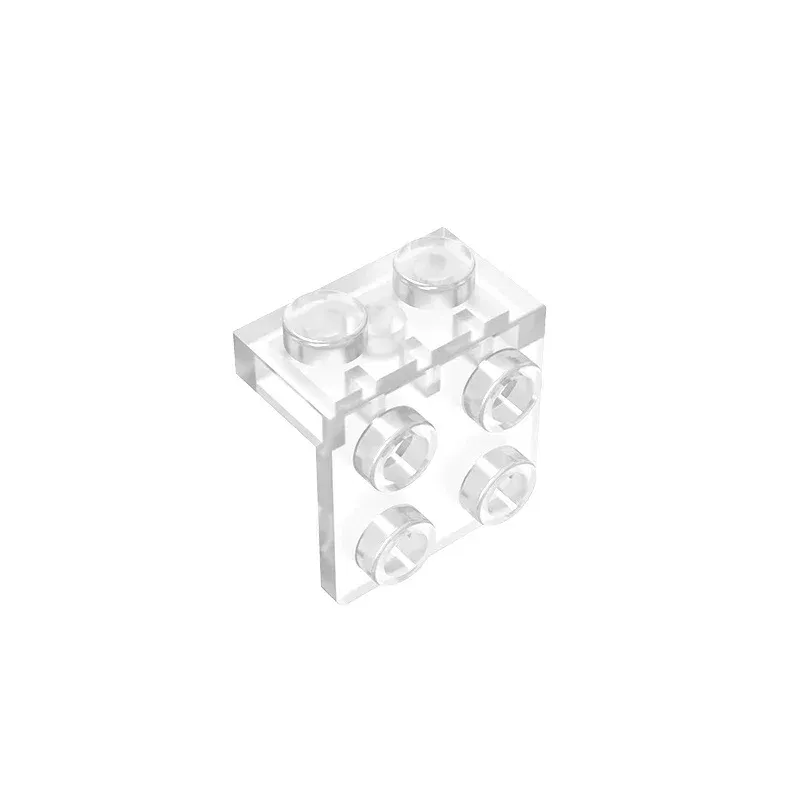 Color: Dark Green - Gobricks GDS-641 ANGLE PLATE 1X2 / 2X2 compatible with lego 44728 21712 92411 children's DIY Educational Building Blocks