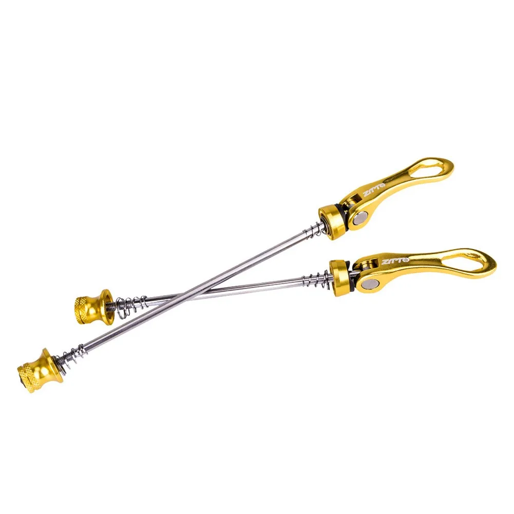 Color: PURPLE, Ships From: CHINA - Parts Quick Release Skewer Skewer Anti-corrosion Bike Front Rear QR Mountain Bike Aluminum Alloy + Steel Hot New