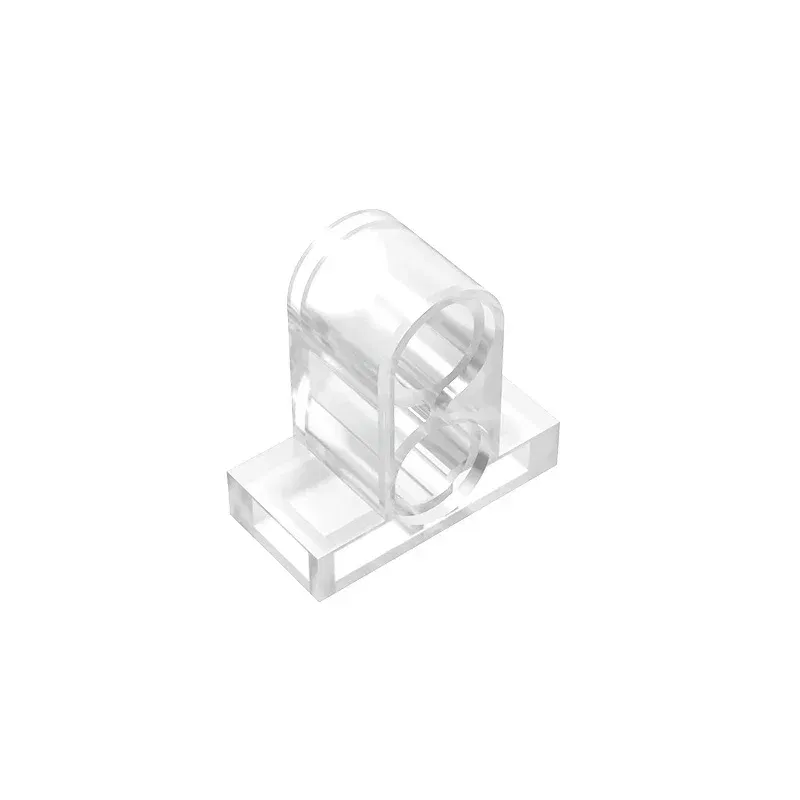 Color: Wood - Gobricks GDS-937 Technical, Pin Connector Plate 1x2x1 2/3 with 2 Holes  compatible with lego 32530 Educational Building Blocks
