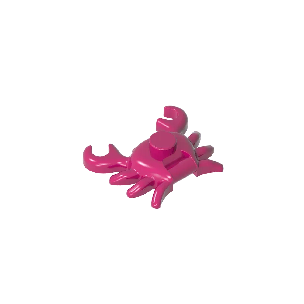 Color: black - Gobricks GDS-2024 Animal, Crab  compatible with lego 33121 Assembles Building Blocks children's toys