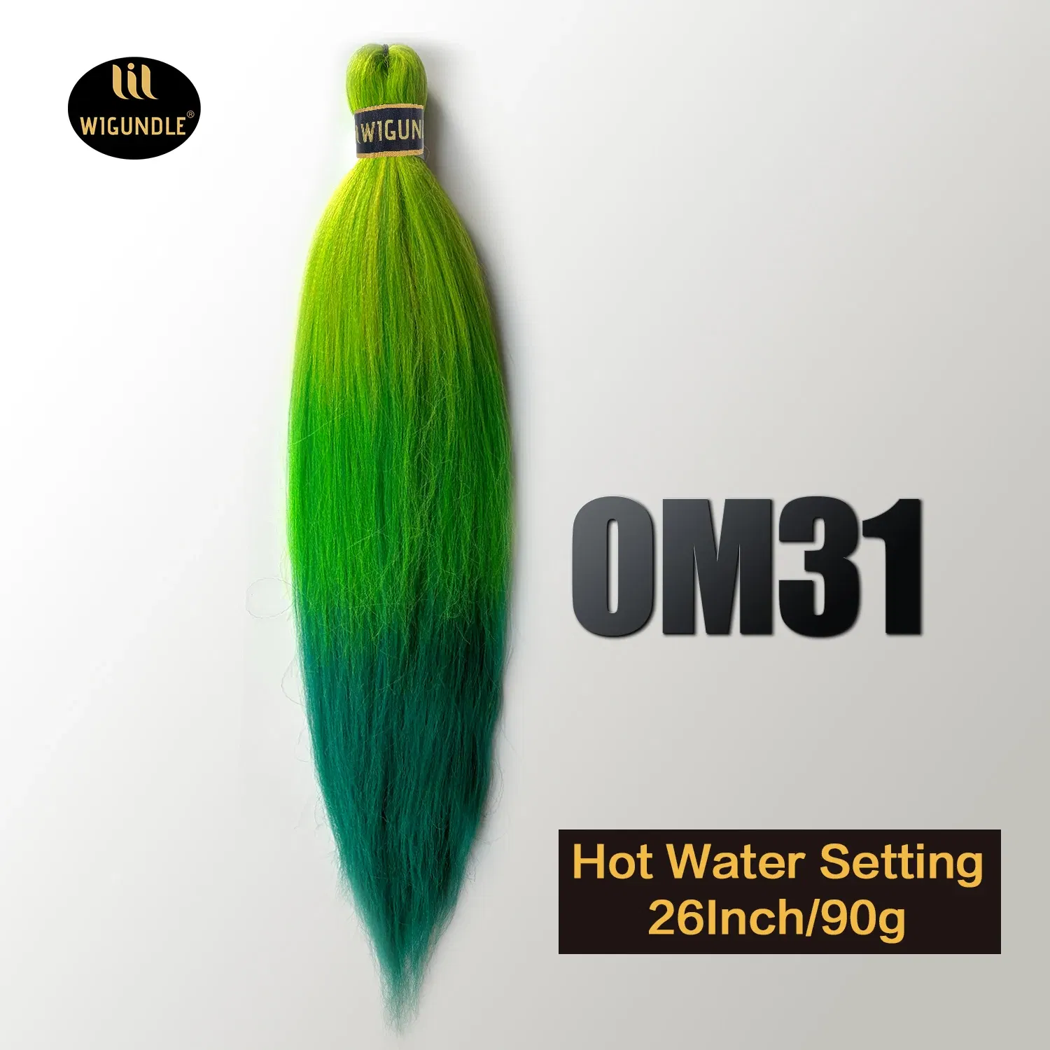 Color: #17, Stretched Length: 26inches, Bulk Buy: 3Pcs/Lot - Kanekalon 26inch Hot Water Set Pre Stretched Jumbo Braiding Hair Box Twist Braids Synthetic Hair Extensions For Women Soft Yaki