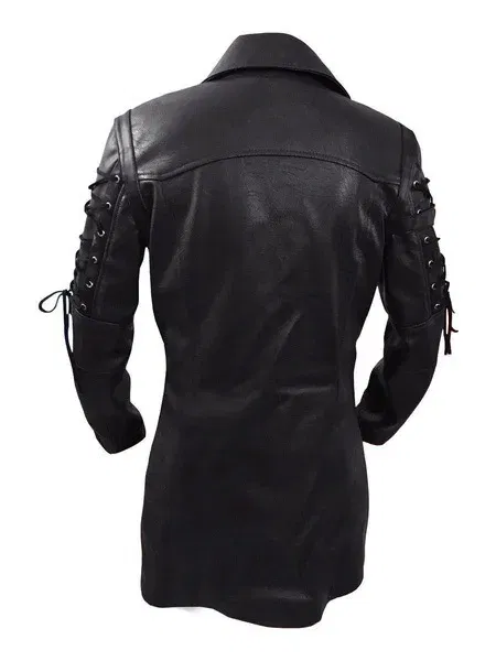 Color: black, Size: L - Men PU Leather Coat Men Retro Slim Fit Fashion Leather Jackets Men Autumn Winter Motorcycle Jacket Turn Down Collar Male Jacket