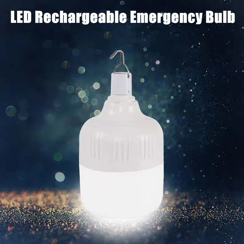 Camping Light USB Rechargeable LED Emergency Lamp Outdoor work light Portable Lanterns with Hook for BBQ Tents Battery Bulb