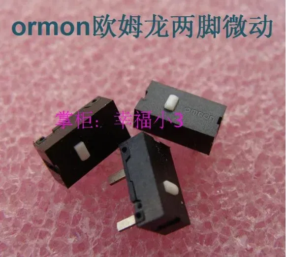 Color: black - New Arrival 1pc TTC 2 Pins Blue Dots Mouse Micro Switch For Razer Imperator Naga Hex RIVAL 500 RIVAL 600 DPI button Rapoo 3300