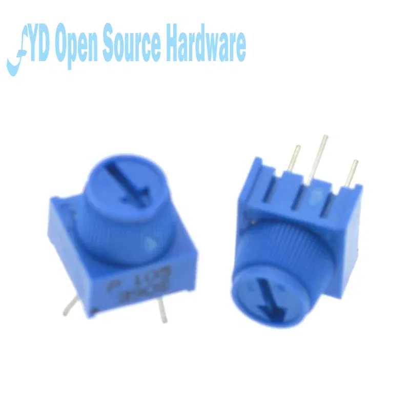 Resistance: 50K Ohm - 3386P-1-103 1k 2k 5k 10k 20k...  0.5W, 1/2W PC Pins Through Hole Trimmer Potentiometer Cermet 1 Turn Top Adjustment 5PCS/LOT