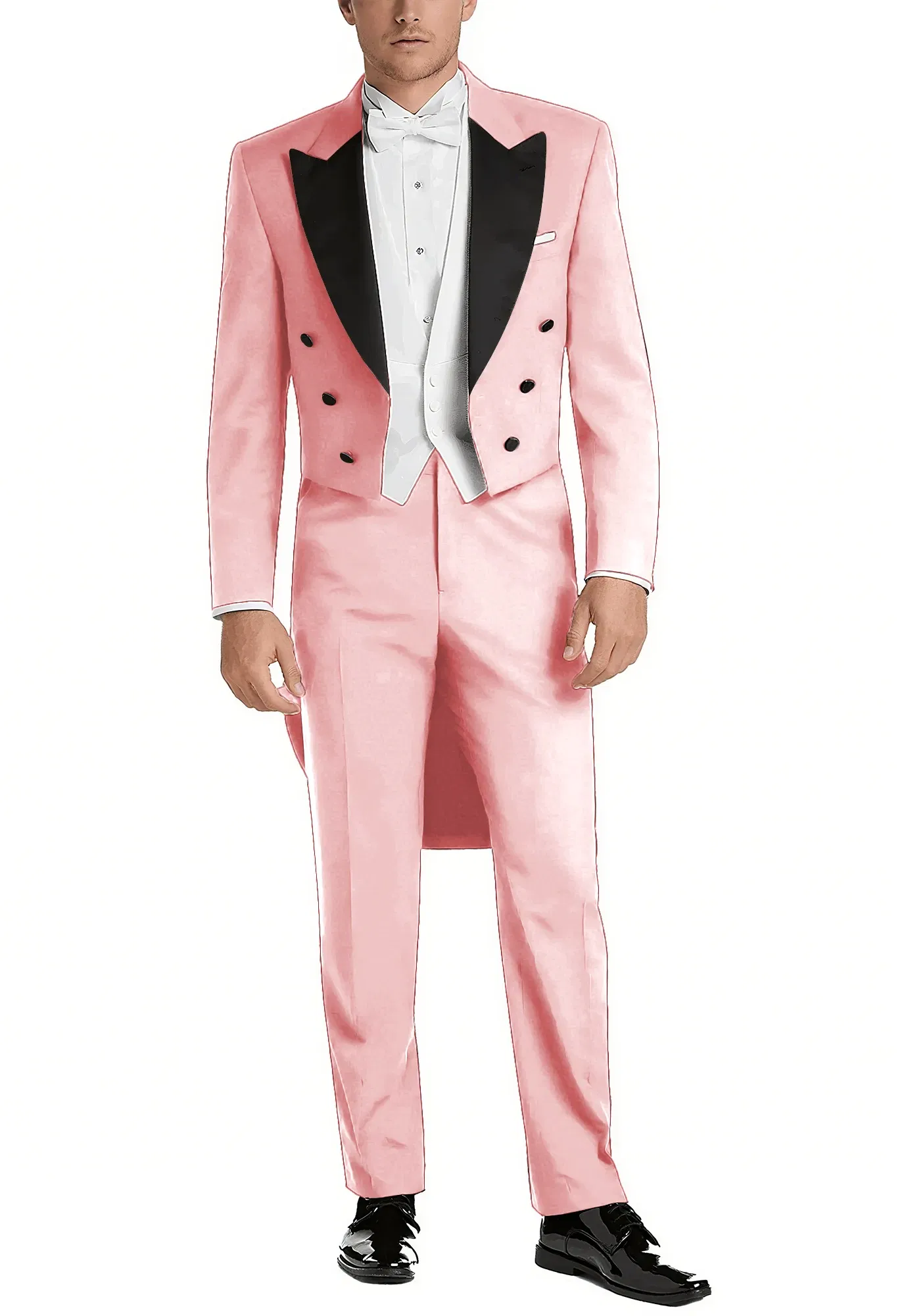 Color: GRAY, Size: 4XL - Italy Style Aristocratic Men Suit Three Pieces(Jacket+Pants+Vest) Hot-selling High-quality Double Breasted Male Clothing