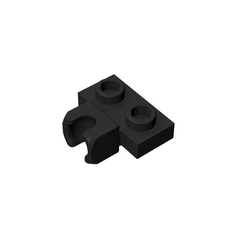 Color: Blue - MOC PARTS GDS-850  Plate, Modified 1 x 2 with Small Tow Ball Socket on Side compatible with lego 14704 pieces of children's toys