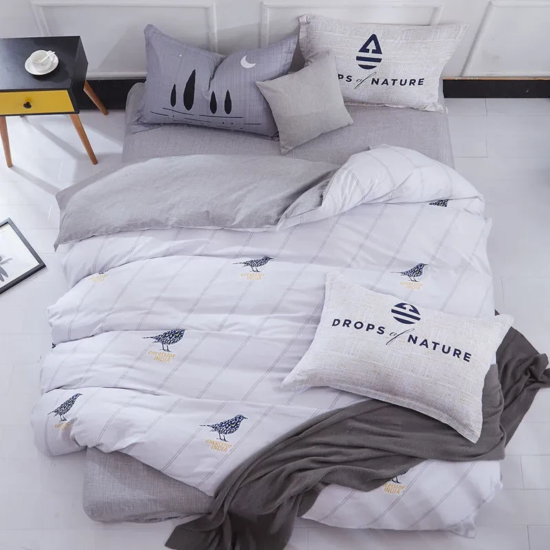 White Single Duvet Cover