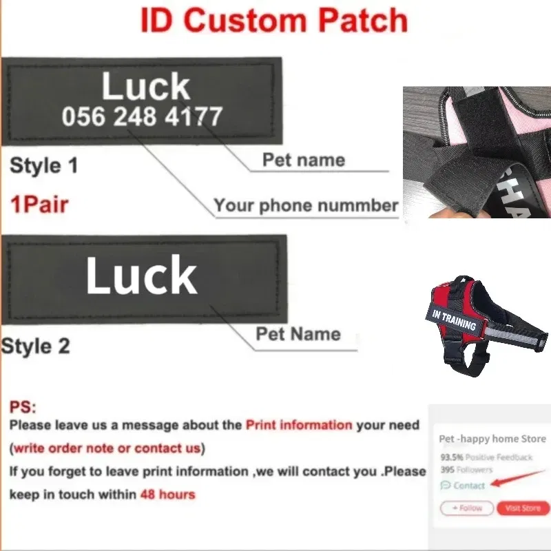 Color: Red, Size: XS - Custom Dog Harness Reflective and Breathable Adjustable Tank Top Free Personalized  Name Label Pet leash Set