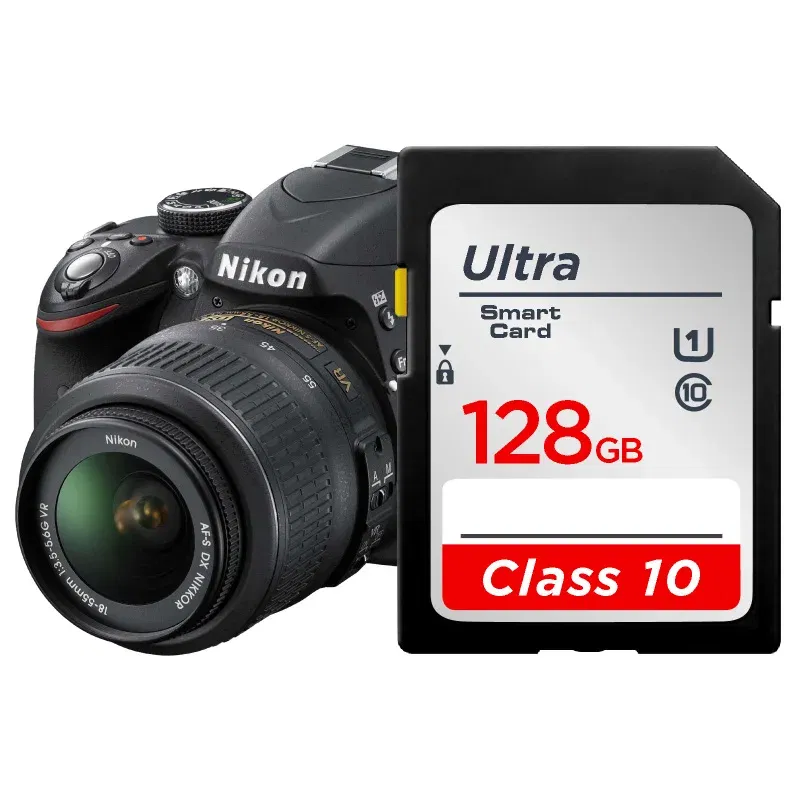 Capacity: 8 GB - SD Card 64GB 128GB 256GB V10 16GB 32GB Normal Full Size Flash SD Memory Card High Speed for Camera