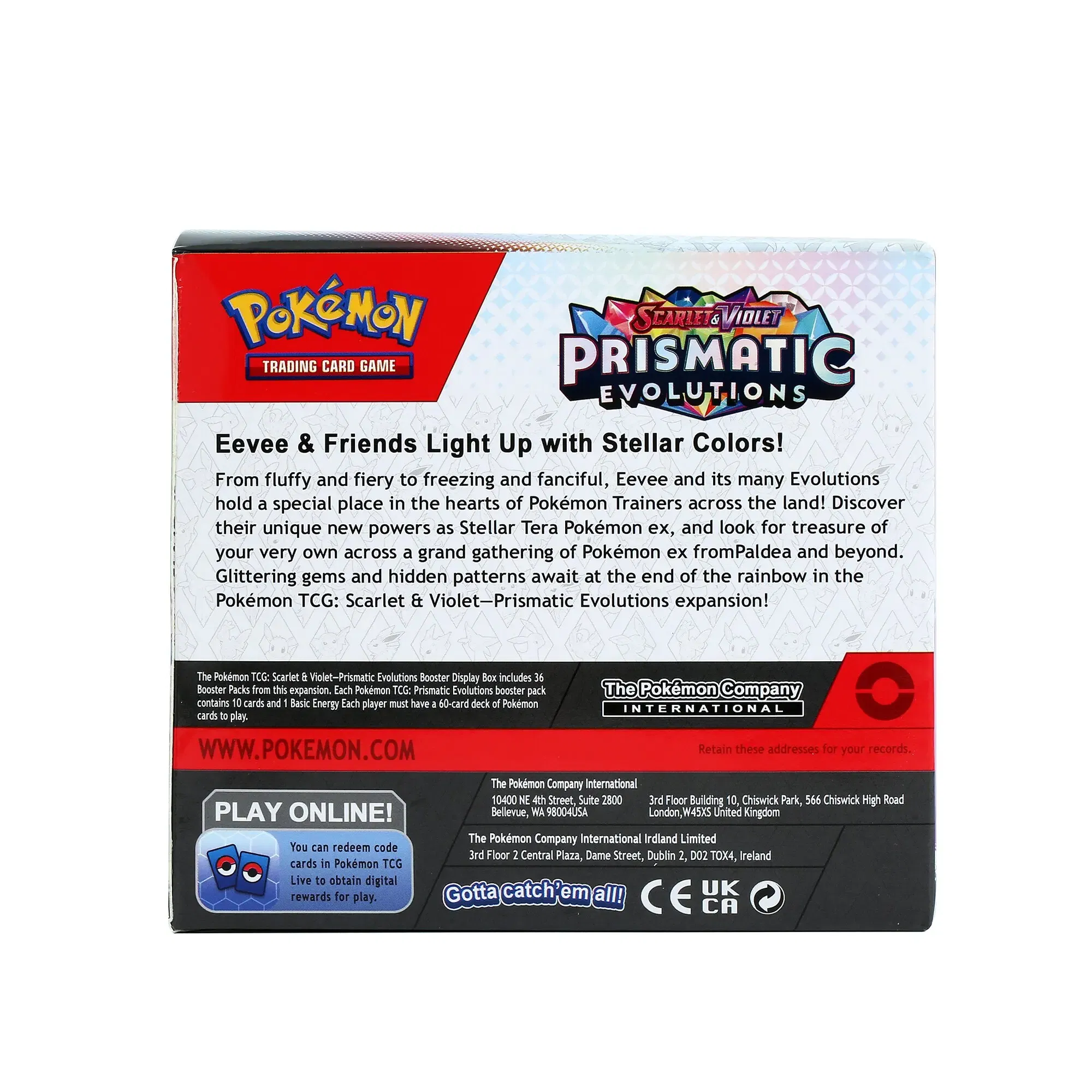 Color: Eight - *Prismatic Evolutions 360Pcs Pokemon Card Journey Together Stellar Crown 151 Ultra Prism English Booster Battle Transaction *///