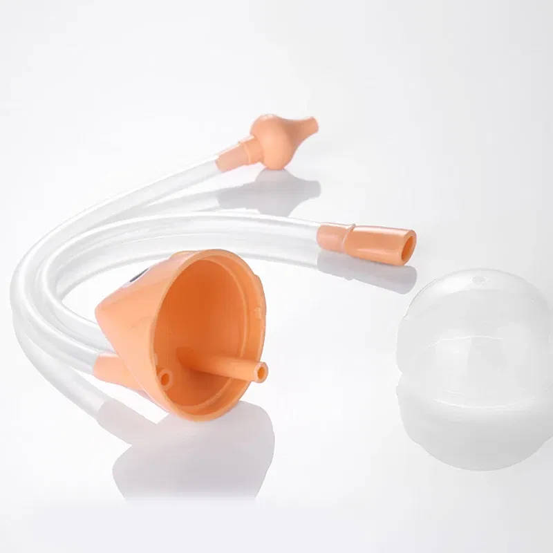 Color: WHITE - Baby Nose Clean Silicone Infant Nasal Aspirator Wash Your Nose Care Baby Nose Nasal Inhaler Infant Preventing Backflow Aspirator