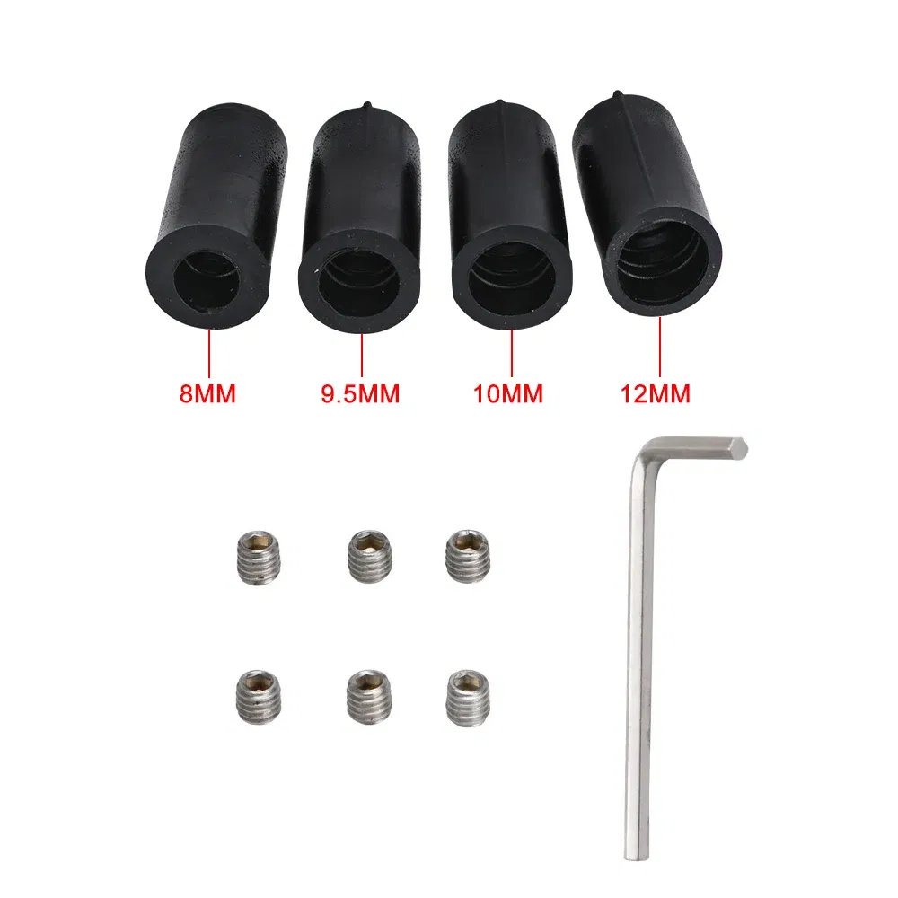 Color Name: GRAY - M12x1.25mm /M10x1.5mm Universal Aluminum Gear Shift Knob Shifter Adapter For Non Threaded Shifters For BMW Mini 4 Colors