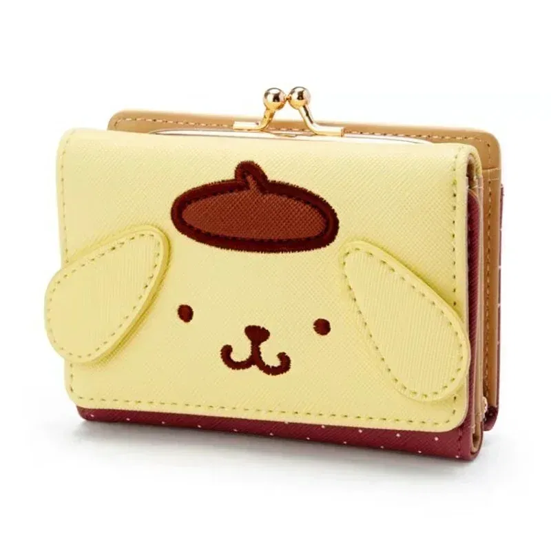 Color: Light Grey - Hello Kitty Coin Purse Creative Small Wallet Wholesale Mini Purses My Melody Kuromi Keychain Wallet Lipstick Purse Kawaii Clutch