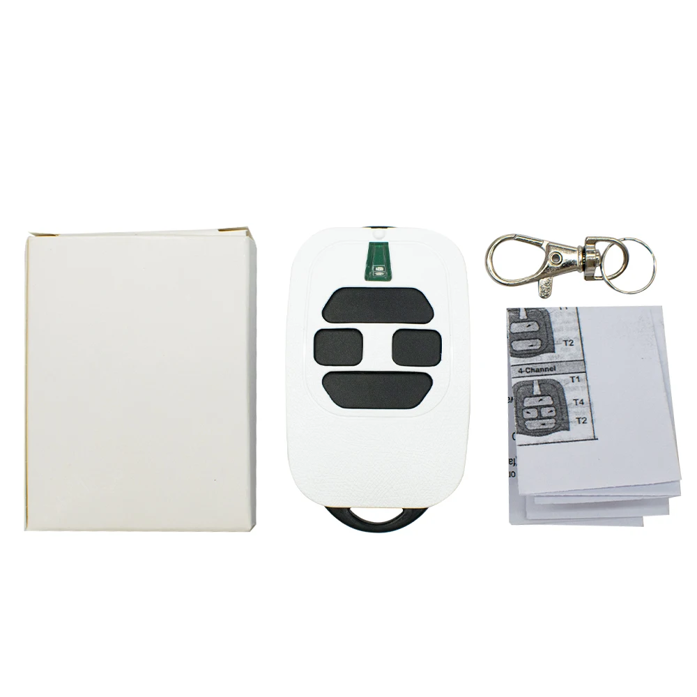 Color: WHITE - DEA GT2 GT4 MIO TR2 TR4 TR2N 433MHz Rolling Code Garage Door Remote Control DEA GT2M GT4M Fixed Code Gate Keyfob Transmitter