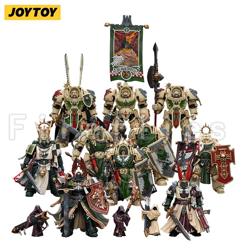 Color: Yellow - 1/18 JOYTOY Action Figure 40K Dark Angels Figures Anime Model Gift