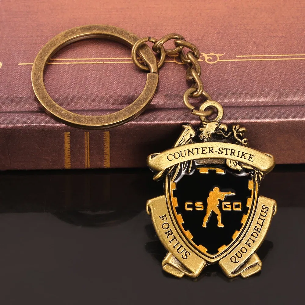 Color: black, Ships From: CN - Game CS GO Medal Keychain Metal Pendant Key Chains Counter Strike Keyring For Men Jewelry Accessories Fans Gift Souvenir