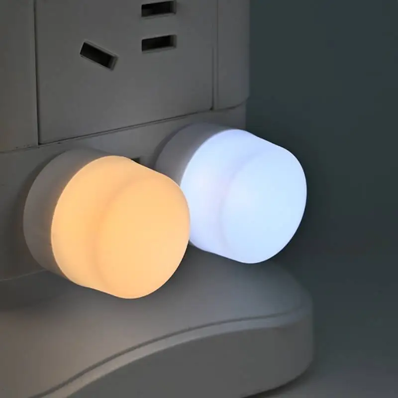 Emitting Color: Dark blue, Ships From: CHINA - Mini USB Desk Lamp Bulb Eye Protection LED Night Light Gift Charging USB Small Round Book Lamp Christmas Bedroom Decoration