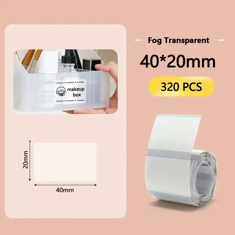 color: Other - Niimbot Mini Printer Thermal Wire White/ Cable/Color/Round Sticker Self Adhesive Waterproof   Sticker For B1 B21 B203