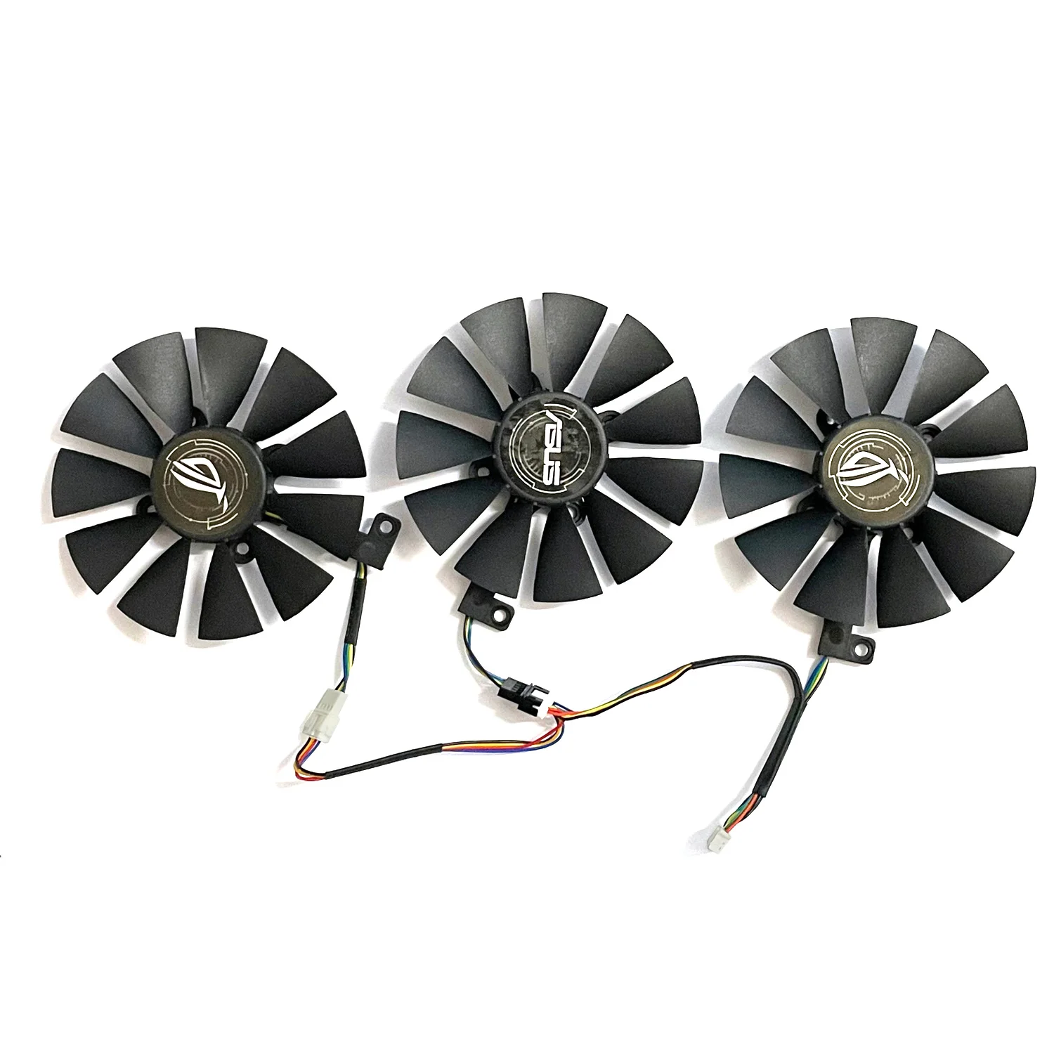 Color: Brown - 87mm 6pin T129215SU GTX1060 1070 1080 GPU Cooler For ASUS Strix GTX 1060 OC 1080 1070 1080Ti RX 480 Graphics Card Fan Cooler