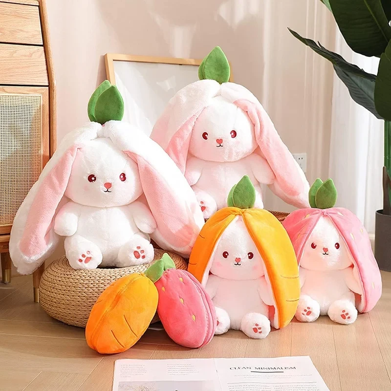 Cute Strawberry Bunny Plushie