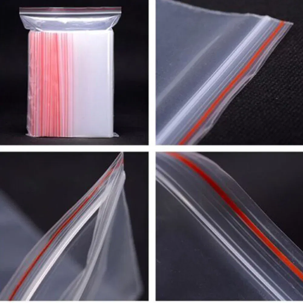 Color: Dark Khaki, Number of Pcs: 100Pcs, Specification: 13*19cm - 100pcs/pack Small Zip Lock Plastic Bags Reclosable Transparent Bag Shoe Bag Vacuum Storage Bag Food Storage Bag Poly Clear Bags