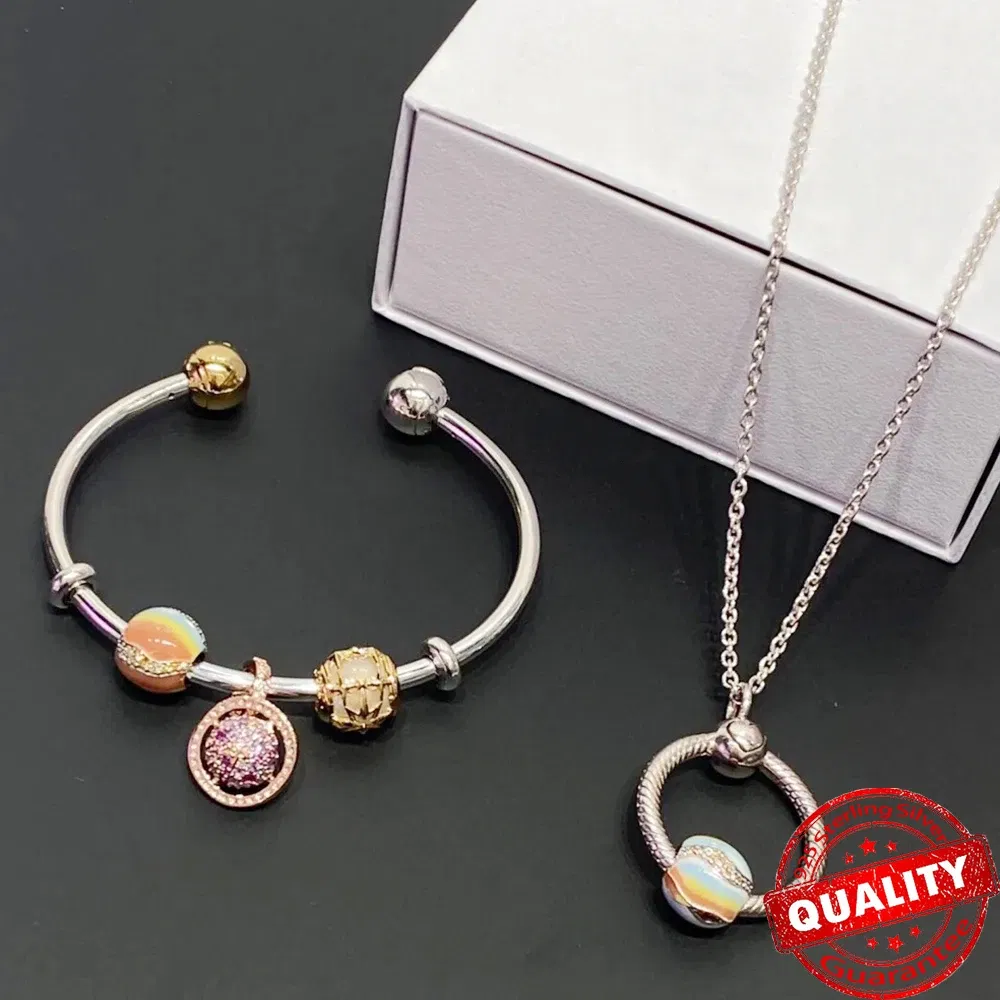 Gem Color: Green, Metal Color: Rhodium Plated - Luxury 925 Sterling Silver Sun & Moon Open Bangle Women Cuff Bracelet For Gold DIY Charm Jewelry Set Accessories Gift Making