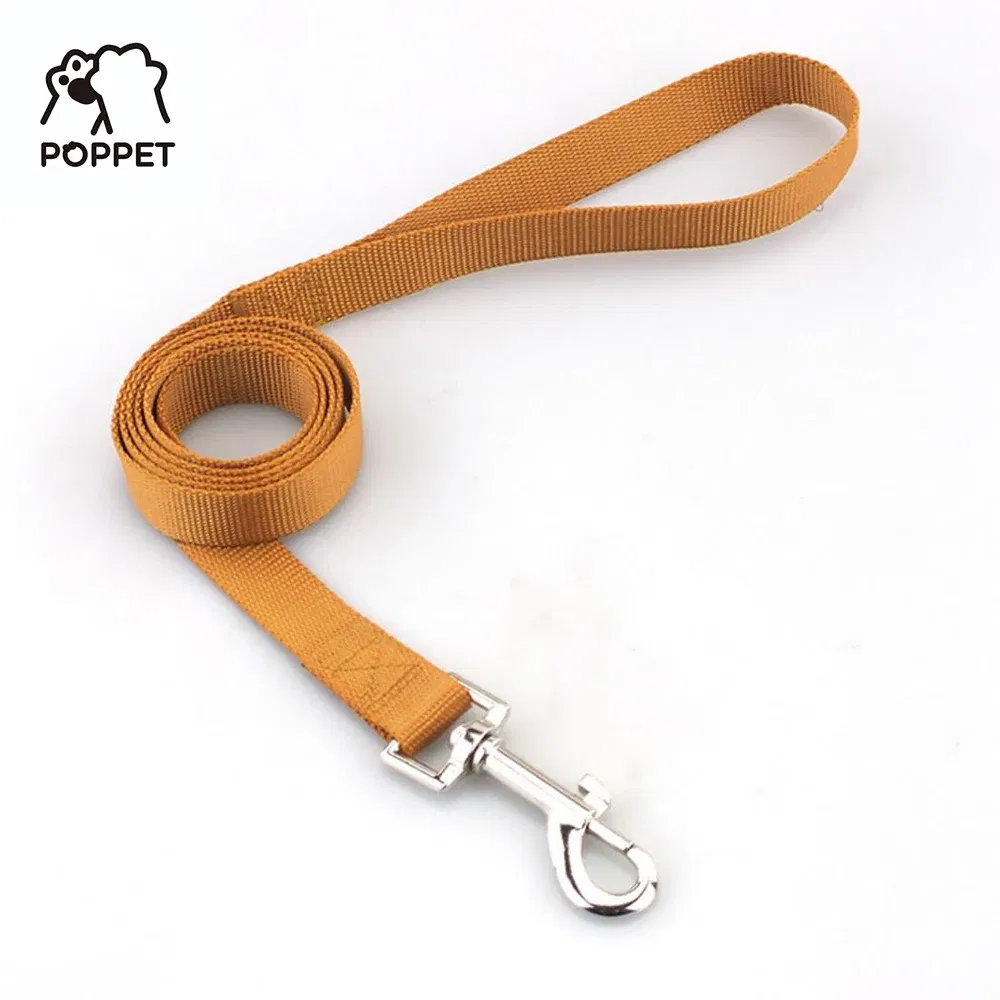 Color: Burgundy, Size: XS - Strong Durable Dog Training Leash Lightweight Soft Convertible Pet Traction
