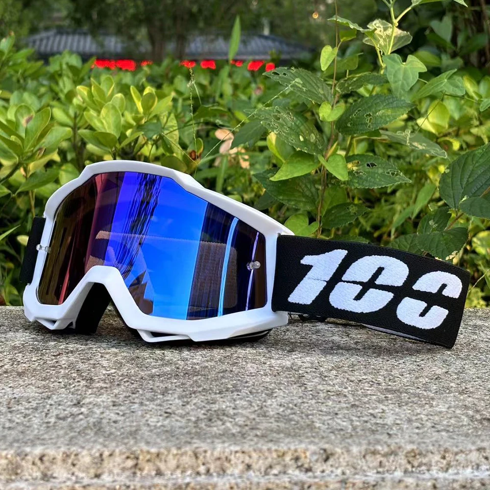 Color: Blue - MX Motorcycle Goggles Motocross Glasses Off-road Sunglasses For Man MTB ATV Mask Windproof Protection Cycling Racing Goggles