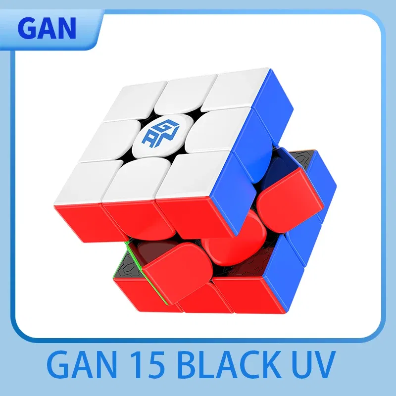 Color: WHITE - [JudyCube] New 2024 Gan 15 Maglev UV Magnetic Magic Speed Cube GAN15 M Stickerless Professional Fidget Toys GAN 15M Cubo Magico