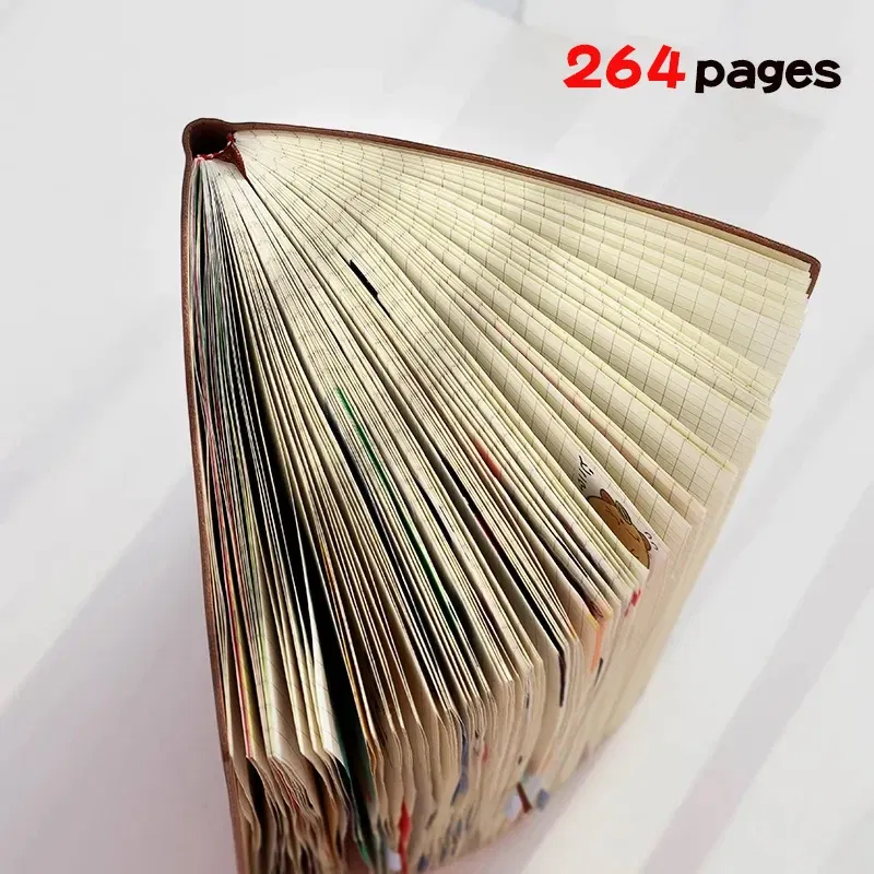 Color: green - Grid Notebook A5,Travelers Journals School Office Meeting Record 80GSM/264 Pages Checkered Paper Notepad Handbook Agenda 2024/25