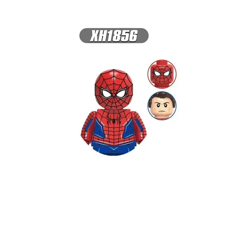 Color: Olive Green - Hot toys New  Marvel superhero Building blocks Doctor Strange Spider-Man Brick toy action figures Children's toy party gifts
