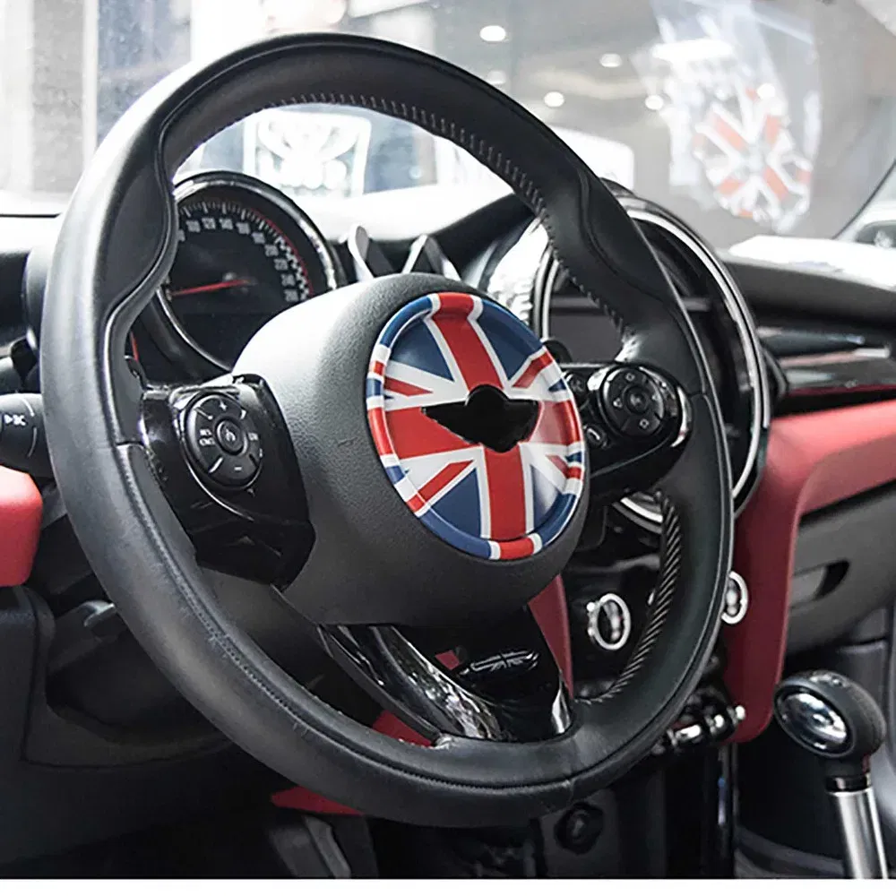 Color Name: Dark Khaki - Steering Wheel Decal Graphics Cover Smooth Surface For Mini Cooper Clubman Countryman F54 F55 F56 F60 R55 R56 R57 R60