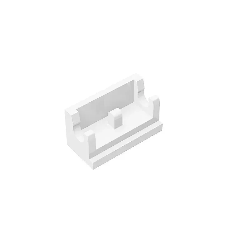 Color: Silver - Gobricks 10PCs Building Blocks MOC Assembles Parts Compatible With 3937  DIY enlighten Block Bricks Educational Gift Toys 2022