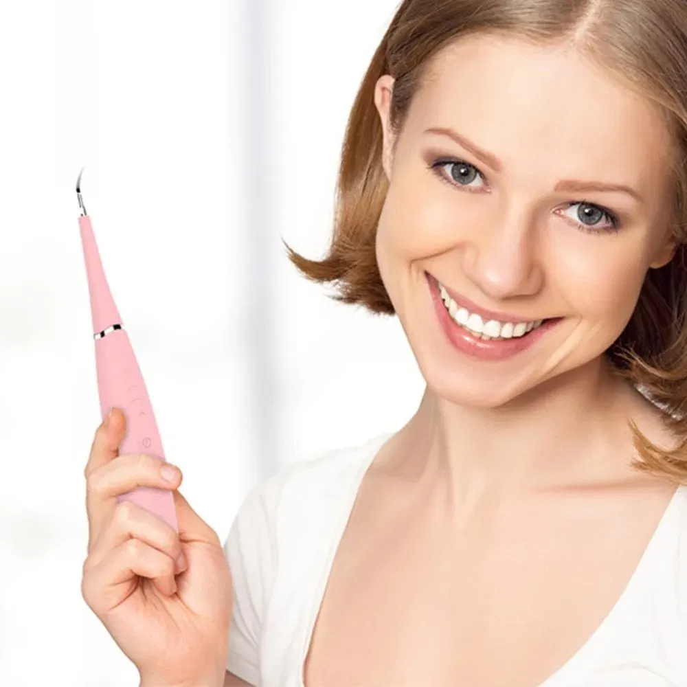 Color: Blue - Portable Electric Sonic Tooth Scaler Tooth Cleaner Calculus Stains Tartar Remover Tool Teeth Whitening Oral Hygiene Dropshipping