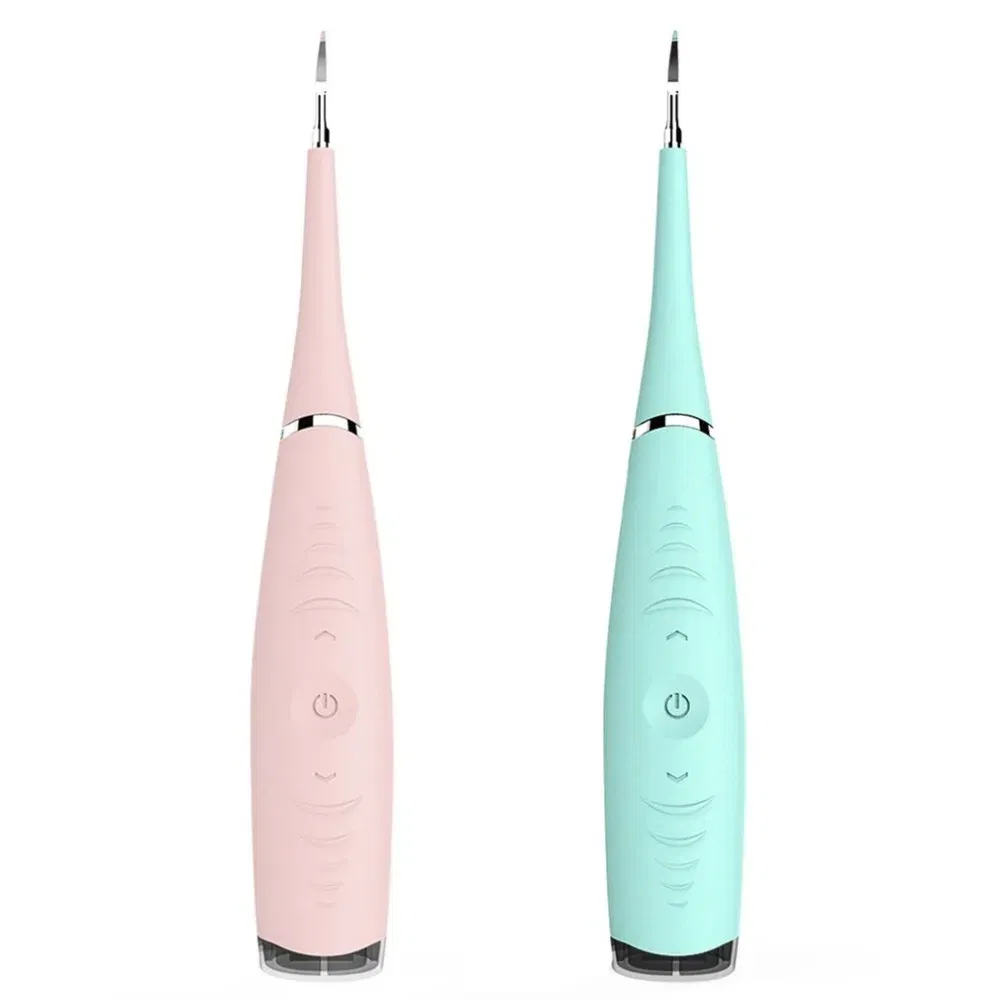 Color: Blue - Portable Electric Sonic Tooth Scaler Tooth Cleaner Calculus Stains Tartar Remover Tool Teeth Whitening Oral Hygiene Dropshipping