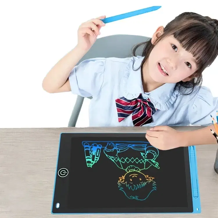 Color: Clear - 12 Inch LCD Writing Tablet Drawing Board Graffiti Sketchpad Mgaic Erasable Handwriting Pad Toys for Kids Boys Gifts