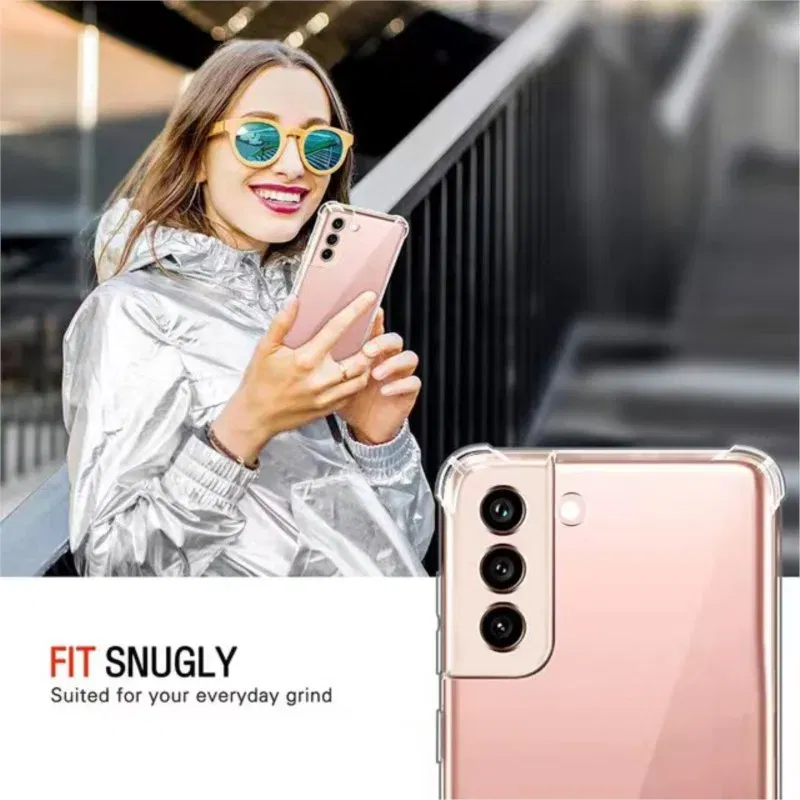 Color: Brown - Clear Shockproof Case for Samsung Galaxy A16 A36 A25 A35 A55 A15 A54 A34 A14 A24 A05S A73 A53 A33 A23 A13 4G 5G Back Cover