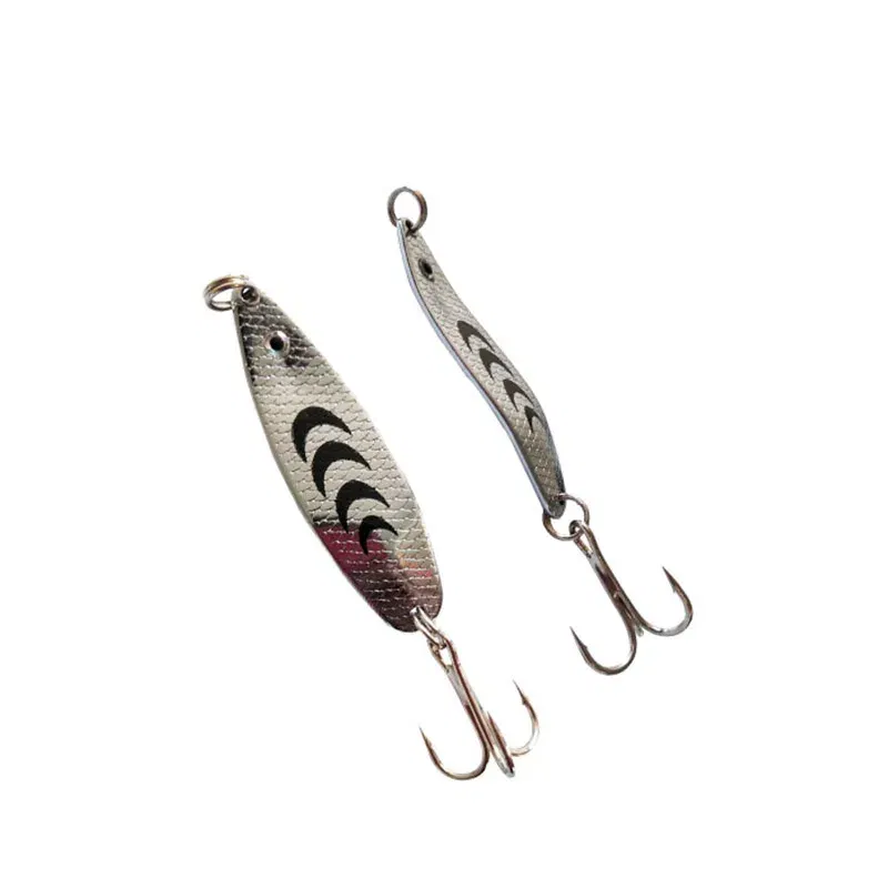Color: PURPLE - 1PCS Fishing Lures 7g Spoon spinner bait Wobblers Jig Lures pesca isca artificial VIB Sequins Hard Baits for Carp Fishing Tackle