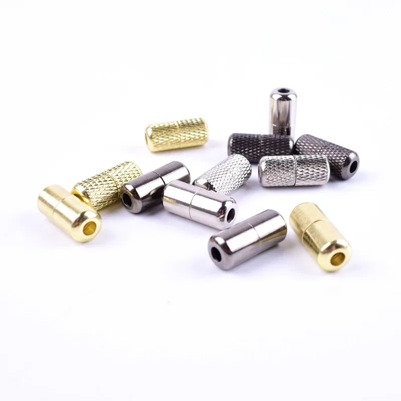 Color: Brown, Ships From: United States - 2pcs/pair Shoelace Buckle Metal Shoelaces Lock Accessories Metal Lace Lock DIY Sneaker Kits Silver Gold Metal Lace Buckle