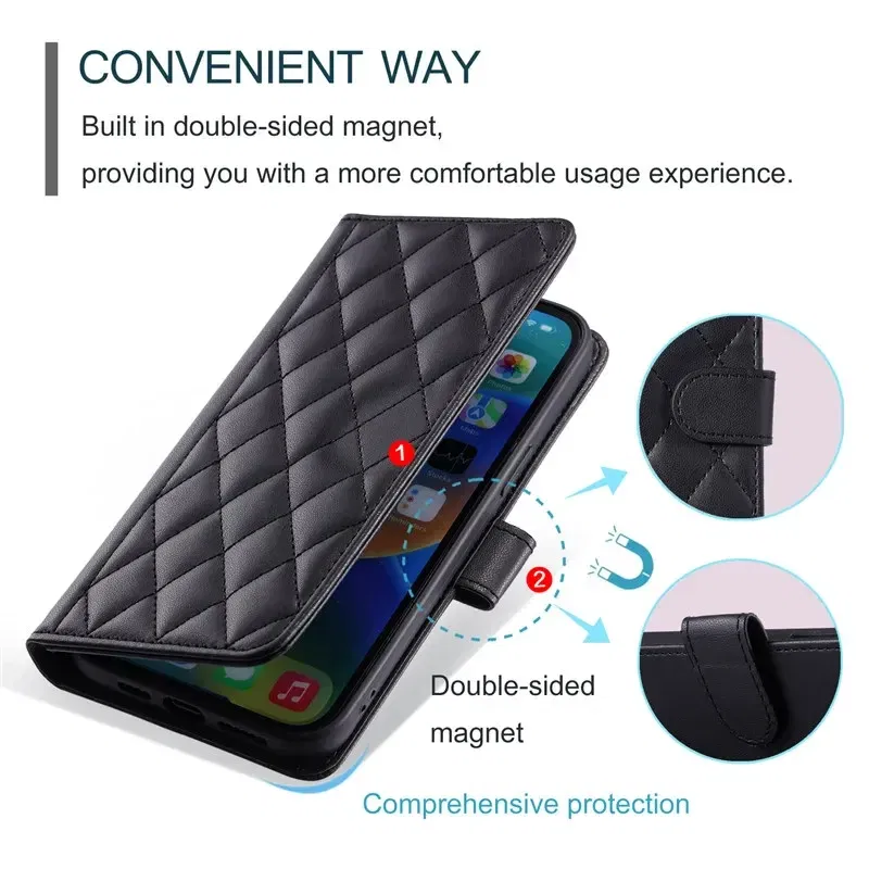 Material: PU, Color: PURPLE - Long lanyard Flip Leather Case for Samsung Galaxy Note 20 Ultra 10 9 8 Plus A10 A20E A30 A50 A70 A51 A71 A21S Wallet Card Cover