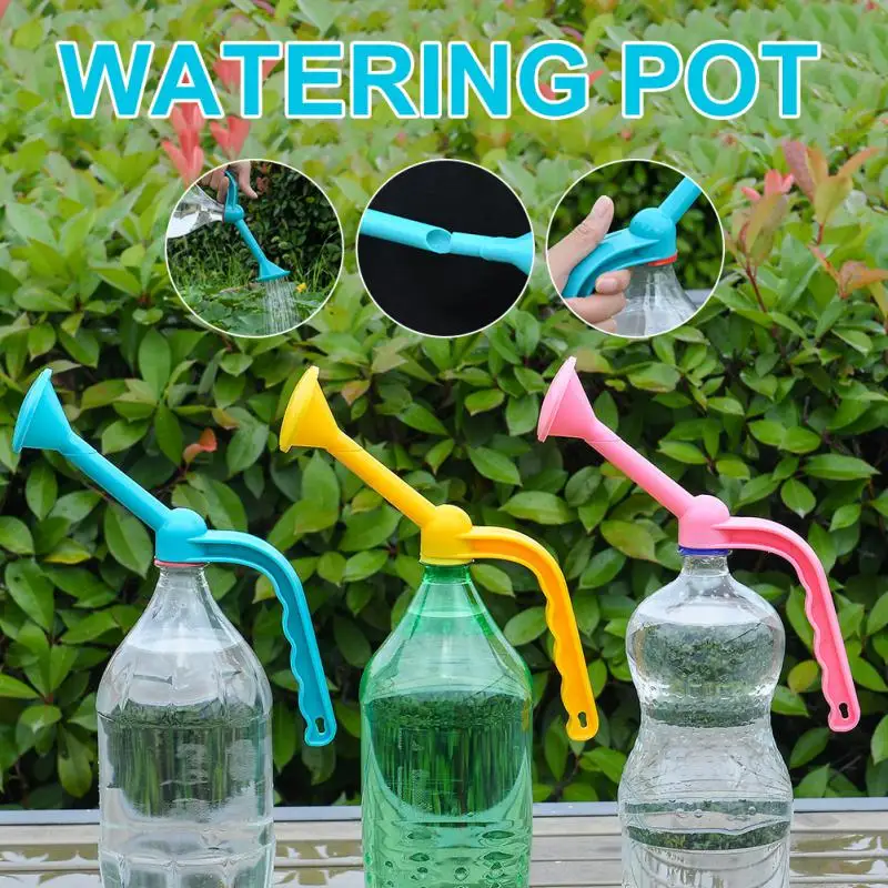 Color: Light Grey, Ships From: CHINA - 4/3/2/1pcs Watering Sprinkler Nozzle For Flowers Water Can Portable Handheld Plant Waterer Bottle Sprayer Garden Irrigation Tool