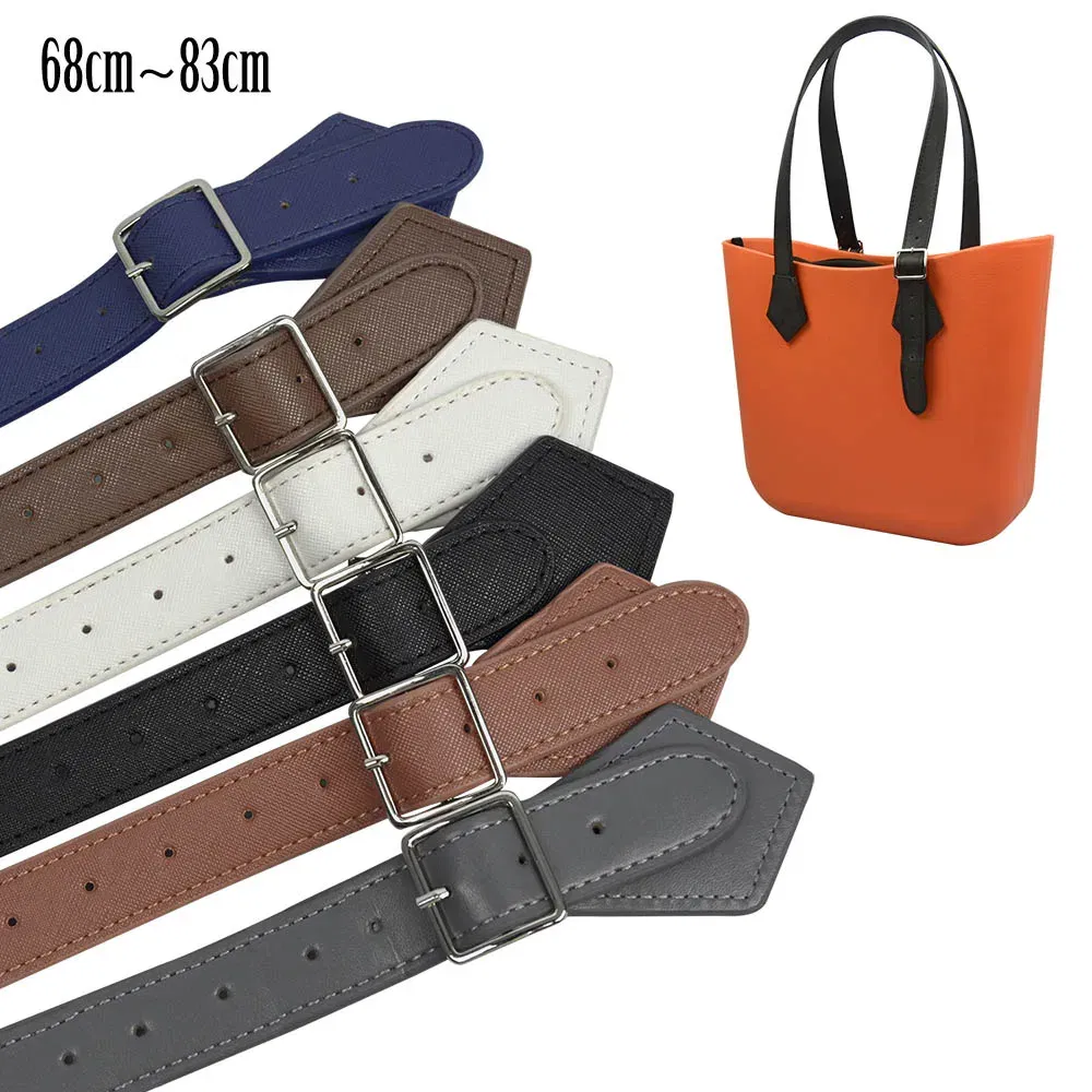 Color: Chocolate - TANQU Diamond Shaped Variable Handle for Obag Long Adjustable Handles with Drop Buckle for O Bag for EVA Bag Body