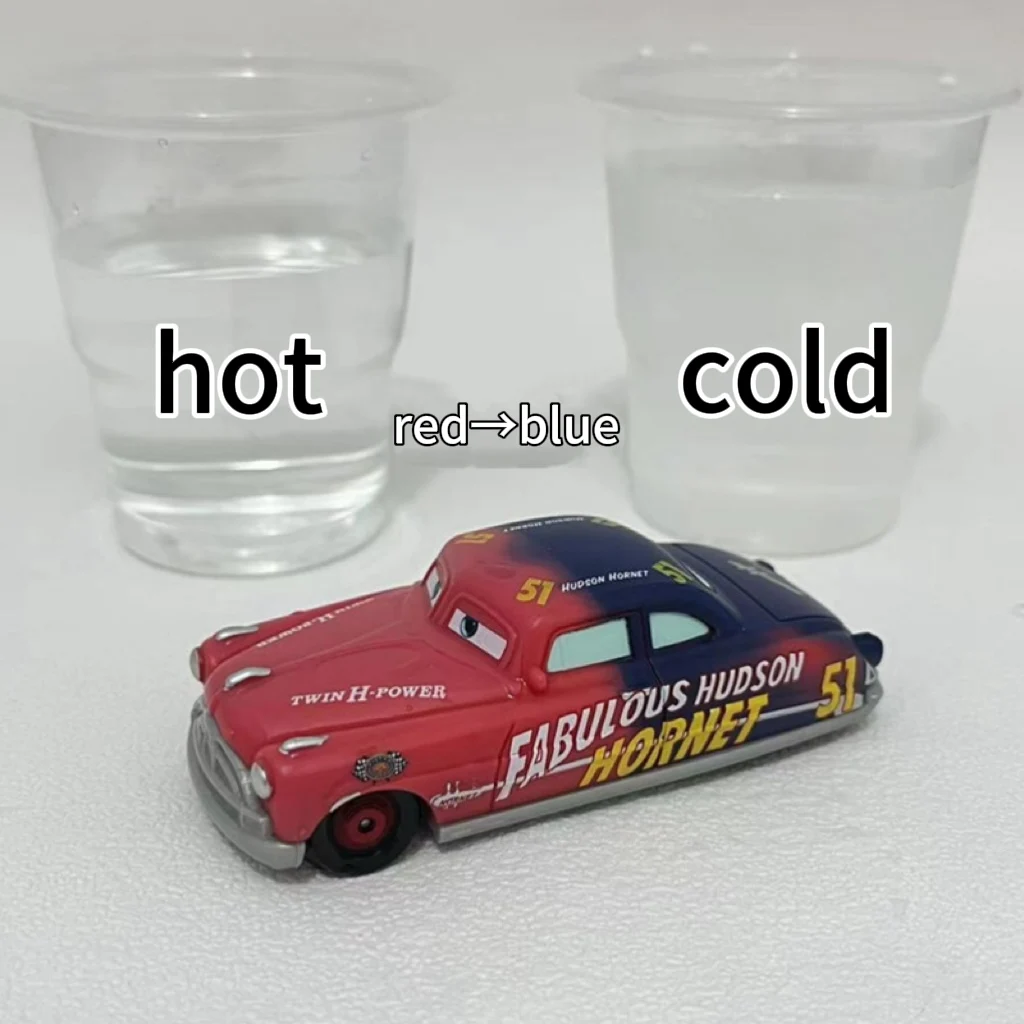 Color: Clear - Pixar Cars 3 Temperature-variable Model Disney Lightning Mcqueen Racing Family Mack Uncle Car Toy Boy Girl Children Toys Gift