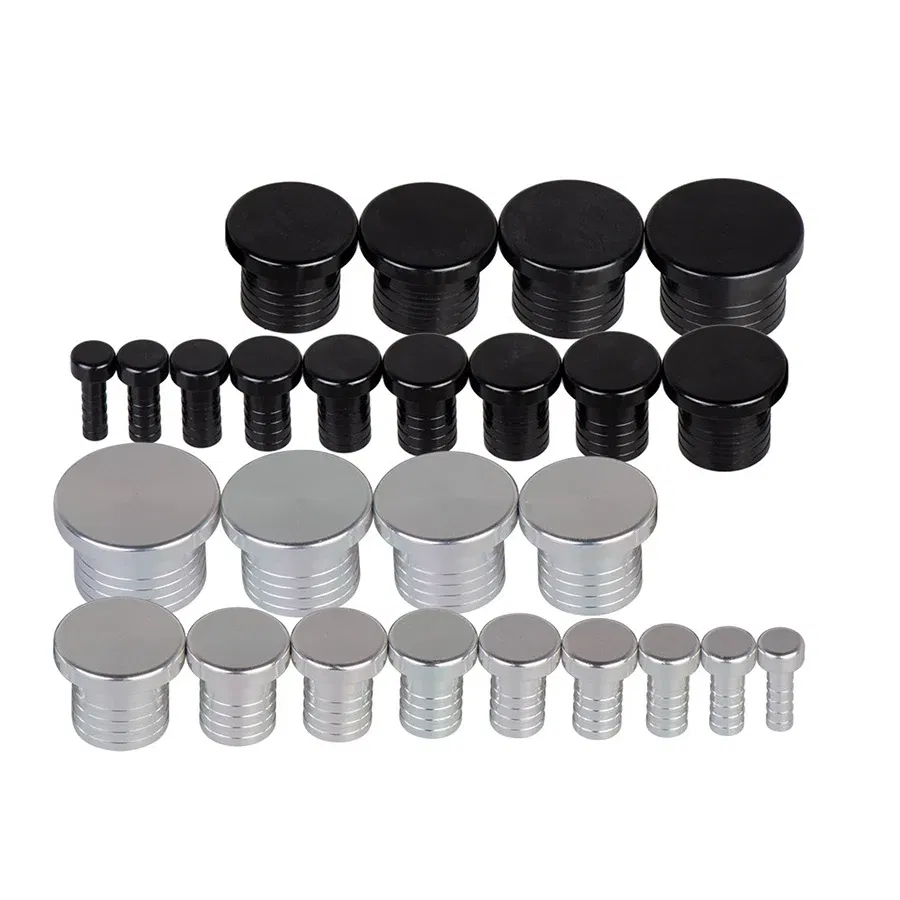Color: black - 8mm-32mm Alloy Aluminium Plug blow off valve Bov Blanking Plug Silicone Hose Blanking Plug 8 10 12 14 16 18 20 22 28 30 32 38mm
